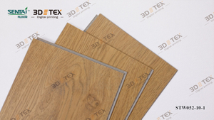 Sentai madeira spc 3d tex tapete impermeável vinil autoadesivo impressão digital spc/pe/lvt piso de vinil piso de vinil